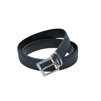 TRUSSARDI JEANS杜鲁萨迪男式深蓝色牛皮针扣腰带71L000139Y099999 U290 115