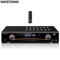 威斯汀（WESTDING）AV-988 家庭影院功放机 5.1声道功放大功率音频放大器 家用音响功放USB播放 黑色