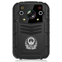 爱国者（aigo）DSJ-R5 执法记录仪 红外夜视2100万像素GPS定位指纹加密便携实时对讲 32G 黑色