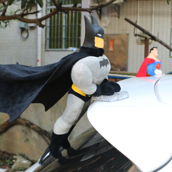 LMA洛玛 车载玩偶  车顶装饰玩偶 搞笑公仔 车载蝙蝠侠 高37厘米