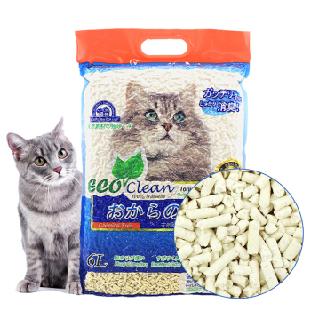 NEO CLEAN 艾可豆腐猫砂 非水晶松木膨润土猫沙 除臭无尘细颗粒团结可冲厕所猫咪用品 艾可原味6L（2.8kg)