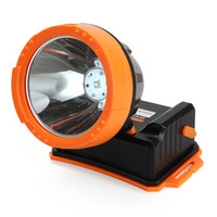 康铭（KANGMING）LED强光远射充电头灯 KM-2826B橙色