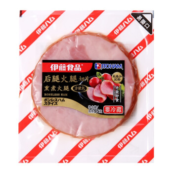 伊藤食品 方便包后腿火腿 低温冷藏熟食 95g/袋 日式