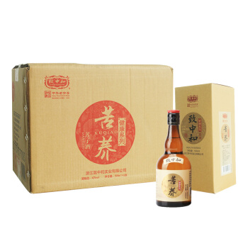 致中和 健康系列 苦荞酒 42度 500ml*6瓶 整箱装