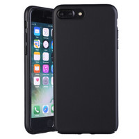 伟吉（WEIJI）iPhone7/8Plus手机壳金属质感轻薄手机壳黑色适用于iPhone7/8Plus