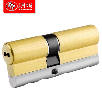 玥玛 锁芯防盗门锁芯C级防盗门通用型锁芯 750ZA6-80P