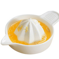 奥美优 手动榨汁器陶瓷榨汁机 家用水果压汁机橙子挤汁机厨房小工具 AMY1559
