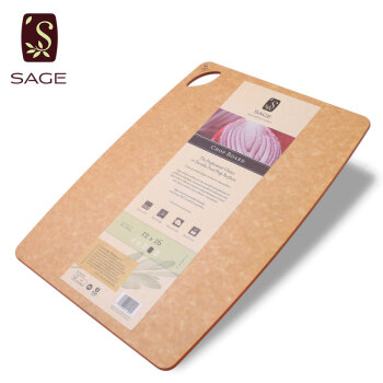 世廚（SAGE）美国原装进口切菜板 实木砧板擀面板 不易发霉切水果砧板 25*43cm