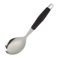 欧烹（L’HOPAN）不锈钢饭勺 硅胶手柄勺 盛饭勺子 OP3018
