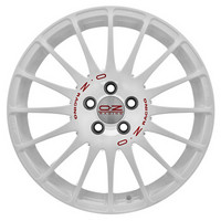 OZ轮毂 SUPERTURISMO WRC 铸造 108*4 17英寸*7 白色红字 307/308雪铁龙C2/C3/C4/DS3/DS4等 改装轮圈