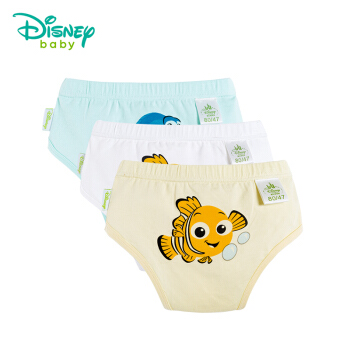 迪士尼(Disney)儿童内裤(3条装)男童宝宝卡通印花三角内裤181P782 组合色 100cm
