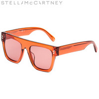 丝黛拉麦卡妮Stella McCartney eyewear 太阳镜儿童款 方框墨镜 SK0040S-001 橙色镜框橙色镜片 45mm