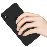 KOLA 红米Note5手机壳 微砂硅胶软壳保护套 适用于小米红米Note5 黑色