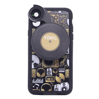 思拍乐（Ztylus） iphoneX 专用 广角微距鱼眼偏振4合1 苹果手机镜头套装 乐唱机