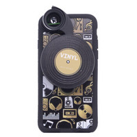 思拍乐（Ztylus） iphone 7/8 通用 广角微距鱼眼偏振4合1 苹果手机镜头套装 乐唱机