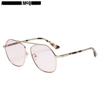 MCQ 麦昆 eyewear 太阳镜男女款 亚洲版中性墨镜 MQ0145SA-003 粉红镜框粉红镜片 59mm