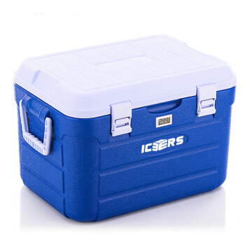 ICERS 艾森斯PU保温箱30L医用冷藏箱户外车载冰箱配温度显示配背带