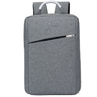 NBC 电脑包15.6英寸铝手把笔记本背包 男商务防水双肩包时尚休闲学生书包NB06灰色