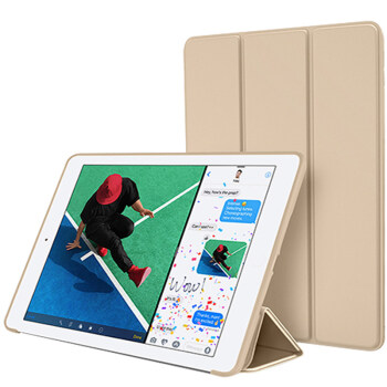 技光（JEARLAKON）JK-IC4 苹果iPad Air2/6保护套/壳 智能休眠三折支架轻薄防摔平板皮套