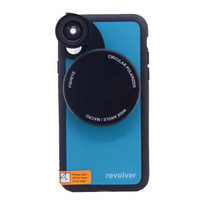 思拍乐（Ztylus） iphoneX 专用 广角微距鱼眼偏振4合1 苹果手机镜头套装 经典蓝