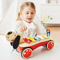 特宝儿（topbright）小狗拖拉敲琴小孩益智玩具 婴儿玩具 男孩女孩儿童玩具0-1-3岁
