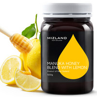 Mizland 蜜滋兰 柠檬果味蜂蜜新西兰原装进口 500g*2