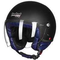 坦克（Tanked Racing）摩托车头盔头盔电动车头盔T583四季通用 循环透气舒适 XXL码 亚黑色