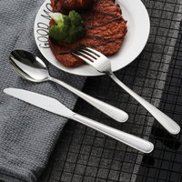 研牌 不锈钢餐具套装 日式刀叉勺三件套 日本进口餐具5607