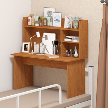 家乐铭品 电脑桌 床上桌简易书桌懒人桌笔记本书桌书架组合桌子L134