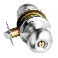 梅花（BLOSSOM）球形锁 不锈钢室内门锁筒式球锁5791双舌通用款