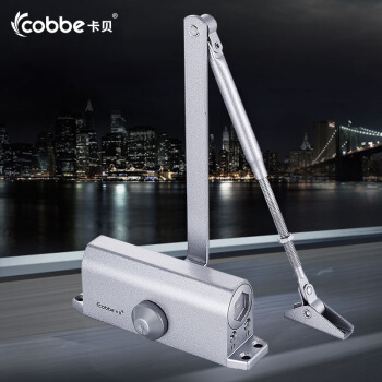 cobbe 卡贝 闭门器缓冲液压自动关门器家用90度定位门中号（适合门重45-60KG）