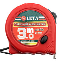 勒塔（LETA）3m/米钢卷尺 盒尺 测量工具LT-MT511
