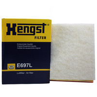 Hengst 汉格斯特 E697L空气滤清器滤芯空气格风格(标致307/雪铁龙世嘉/凯旋/C4)