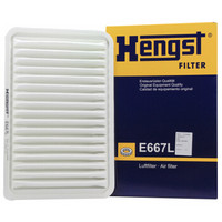 汉格斯特（Hengst）E667L空气滤清器 空气滤芯 空气格 风格(马自达3 1.4L 1.6L/马自达2/嘉年华1.3L 1.5L）