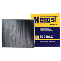 汉格斯特(Hengst)E3919LC活性炭空调滤清器滤芯空调格(大众POLO/捷达/桑塔纳/奥迪A1/昕锐/晶锐/昕动/伊比飒)