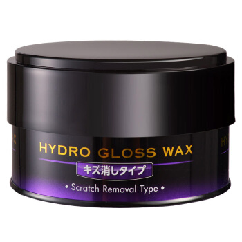 SOFT99 镜面镀膜汽车蜡划痕蜡 车漆细划痕修复抛光蜡 打蜡上光去污蜡汽车用品 含打蜡毛巾（新品水性蜡）