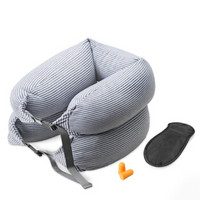 瑞动（SWISSMOBILITY）U型枕护颈枕 高铁飞机旅行枕 午睡枕头靠枕 耳塞眼罩三件套