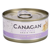 原之选（CANAGAN）宠物猫粮猫湿粮无谷新鲜鸡肉伴鸭肉配方英国进口猫罐头75g