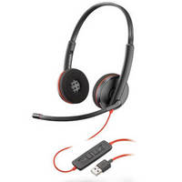 Poly 博诣 缤特力（Plantronics）C3220 双耳话务耳机耳麦/降噪麦克风/USB线控