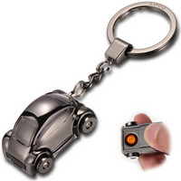 正牌（zobo）汽车钥匙圈USB充电点烟器迷你车模钥匙环 汽车挂饰生日礼物 ZB-583黑色