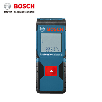 博世（Bosch）测距仪 红外线手持激光测量仪电子量房尺25m米 GLM25