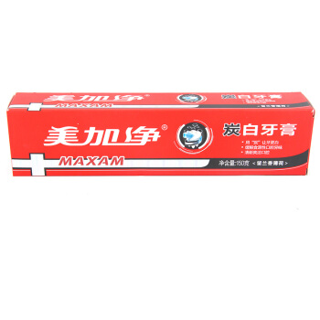 美加净 maxam 炭白牙膏 150克
