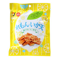 日本原装进口 星七 STARS SEVEN 柠檬味 鱿鱼酥 膨化食品 办公室休闲零食 25g/袋