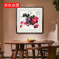 美誉度  手绘国画 壁画挂画客厅办公室装饰画欧式新中式美式田园 秋实