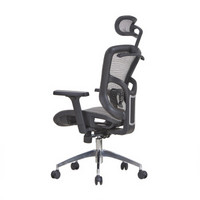 赢寸间电脑椅人体工学椅办公椅家用转椅时尚网布椅子灰色