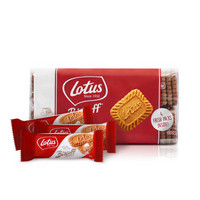 比利时进口 Lotus和情缤咖时焦糖饼干零食早餐下午茶点心350g+25g*3袋