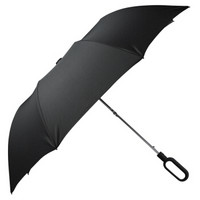 法国乐上(LEXON)  商务折叠伞双人伞自动大号双折成人晴雨伞两用伞 深灰色（厂家直发）