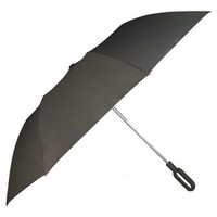 法国乐上(LEXON) 折叠伞商务号双人伞双折成人晴雨伞长柄 07GA 灰色（厂家直发）