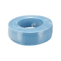 金山（JINSHAN)国标单芯塑铜线 硬线 电线 电缆 BV4平方 蓝100M/盘