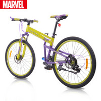 漫威 Marvel 绿巨人高速自行车 SHIMANO套件 超轻铝合金车身 公路车 山地车 健康出行